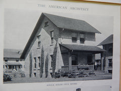 Single House, Morgan Park, MN, Industrial Suburb #1, 1918, Lithograph. Dean & Dean.