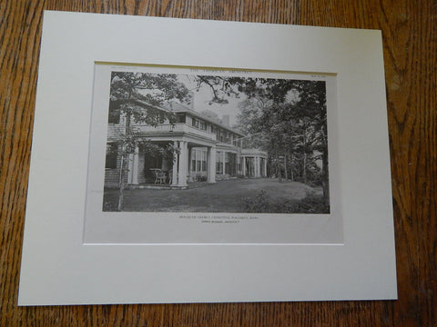 House of George Crompton, Pocasset, Mass.,1920,Lithograph. James Purdon.