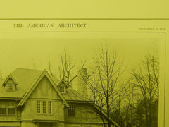 House of Winship Nunnally, Atlanta, GA, 1914, Lithograph. Hentz & Reid.