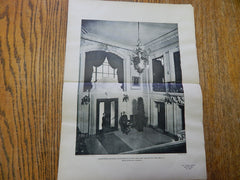 Entrance: Club-House New York Yacht Club, 44th St., NY, 1901,Lithograph. Warren & Wetmore.