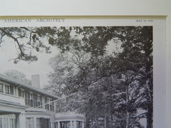 House of George Crompton, Pocasset, Mass.,1920,Lithograph. James Purdon.
