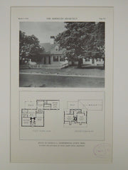 House of Charles G. Eichenberger, Egypt, MA, 1929, Lithograph. Royal Barry Wills.