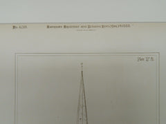 St. Mary's Church, Bloxham, Oxfordshire, England, 1888, Original Plan