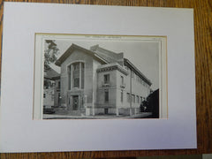 Exterior, Gymnasium and Domestic Science Building, Washington High School, Portland, OR, 1914. Mr. Ellis F. Lawrence and Mr. William G. Holford.
