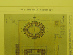 The German Sportforum, Berlin, Germany, 1927, Original Plan. R.K. Freeman.