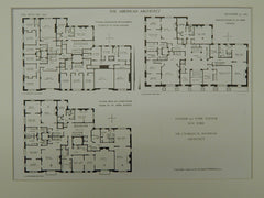 Number 471 Park Avenue, New York, NY, 1909, Original Plan. Charles W. Buckham.