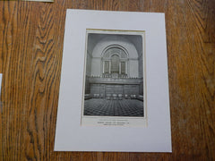 Organ Balcony and Screen, Masonic Temple, San Francisco, CA, 1914. Bliss & Faville.