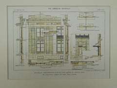 Administration Building at the Ford Motor Co. in Detroit MI, 1911. Albert Kahn. Original