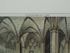 Lady Chapel at St. Mary Overie, Southwark, England, 1882. Charles A. Irwin. Original