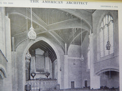 Richardson Memorial Presbyterian Church,Philadelphia,PA,1914,Lithograph. Bolton & Sons.