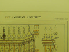 Details: Festal Court, Panama-Pacific Exposition, San Francisco, CA, 1913. Louis Christian Mullgardt