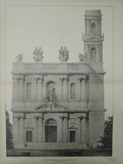 St. Matthew's Roman Catholic Church, Brooklyn, NY, 1903, Original Plan. Elliot Lynch.