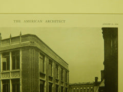 Radium Laboratory, Memorial Hospital, New York, NY, 1918, Lithograph. Palmer & Hornbostel