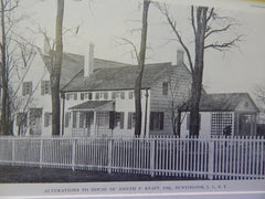 House of Joseph P. Knapp, ESQ, Huntington, L.I, NY,1914. Shape & Bready.