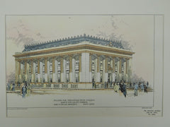 Mercantile Trust Company in St. Louis MO, 1901. Isaac S. Taylor. Original