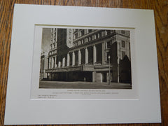 Capitol Theatre and Office Building, Boston, Mass., 1926, Lithograph. Blackall, Clapp, & Whittemore.