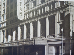 Capitol Theatre and Office Building, Boston, Mass., 1926, Lithograph. Blackall, Clapp, & Whittemore.