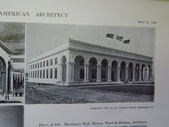 Panama-Pacific International Exhibition,1915, Lithograph.  Ward & Blohme, Bakewell & Brown.