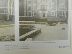 College of the City of New York, 1908. Colored Photograph. George B. Post & Sons.