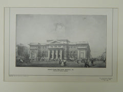 Eastern Female High School, Baltimore, MD, 1904, Original Plan. Simonson & Pietsch.