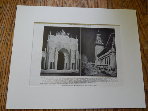 Panama-Pacific International Exhibition,1915 #2, Lithograph.  McKim, Mead, White,and Kelham.