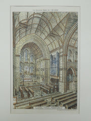 St. Mary's Church in Hammersmith, London, England, 1882. Arthur Baker
