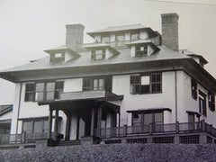 House of Daniel R. Craig,ESQ, Wellesley, MA, 1905,Lithograph. Brown.