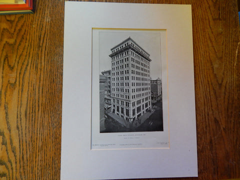 Union Trust Building, Baltimore, MD,1905, Lithograph. Parker/Thomas.