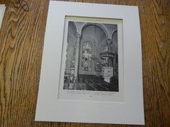 Grand Central Station: Detail, New York City, NY, 1915. Lithograph. Warren & W.