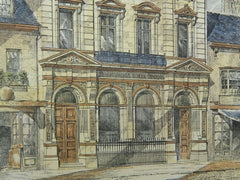 New Bank for Northamptonshire Banking, Stamford, England, 1881. W. Talbot Brown.