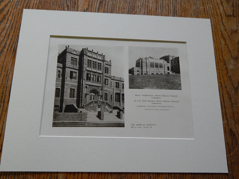 Martin Maloney Chemical Laboratory, Washington, D.C, 1926. Murphy & Olmsted
