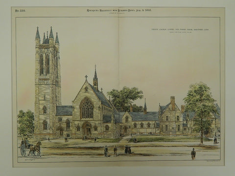 Trinity Church Chapel & Parish Home, Hartford CT, 1891. Frederick Clarke Withers