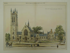 Trinity Church Chapel & Parish Home, Hartford CT, 1891. Frederick Clarke Withers