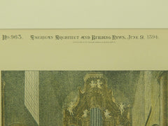 Organs in the Church of St. Jean-Baptiste,  GOUDA, Netherland 1894. Original