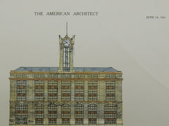 Factory for Messrs. Brewster & Co., Queensboro Bridge Plaza NY, 1911. Stephenson & Wheeler