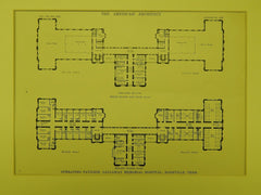 Operating Pavilion, Gallaway Memorial Hospital, Nashville, TN, 1916, Samuel Hannaford & Sons.