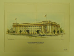 United States Court House and Post Office, Indianapolis IN, 1902. Rankin & Kellogg