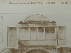 Council Chamber & Library: Institute of Chartered Architects: London, England, 1893. John Belcher