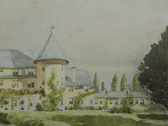 Hotel at Gedney Farm in White Plains NY, 1915. Kenneth M. Murchison. Original