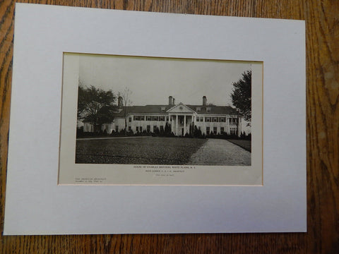 House of Charles Smithers, White Plains, NY, 1924. Donn Barber.