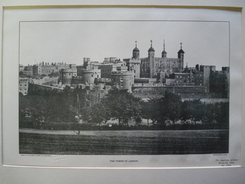 of The Tower of London, London, England, UK, 1902, Unknown