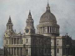 Saint Paul's Cathedral from the South West, London, England, UK, 1886, Unknown