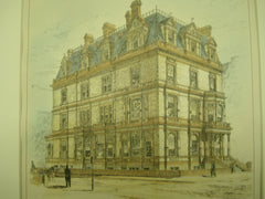 House for Mr. Robert Goelet on the corner of 5th Avenue and 49th Street , New York, NY, 1881, Edward H. Kendall