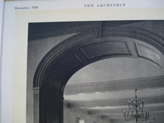 Dining Room, Manakiki Country Club , Cleveland, OH, 1930, Dunn and Copper