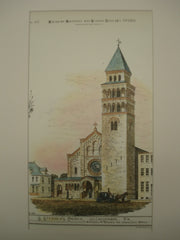 St. Stephen's Church , Wilkes Barre, PA, 1885, Charles M. Burns