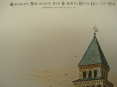 St. Stephen's Church , Wilkes Barre, PA, 1885, Charles M. Burns