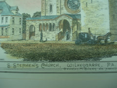 St. Stephen's Church , Wilkes Barre, PA, 1885, Charles M. Burns