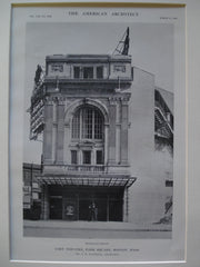 Cort Theatre on Park Square , Boston, MA, 1915, Mr. C.H. Blackall