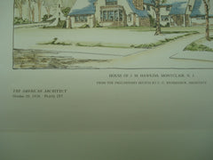 House of J. M. Hawkins , Montclair, NJ, 1926, C. C. Wendehack
