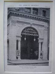 Modern Theatre , Boston, MA, 1915, Mr. C.H. Blackall